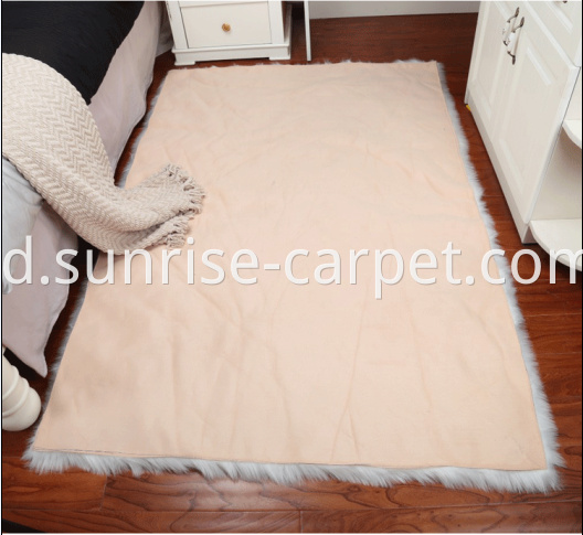 Faux fur flooring carpet for home backing size